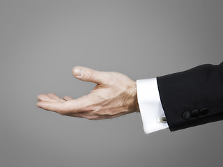 Image showing businessmans hand