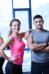 Image showing couple at the gym