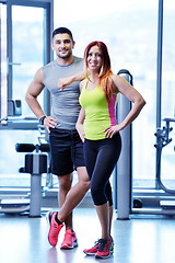 Image showing couple at the gym