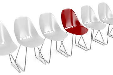 Image showing Red chair 