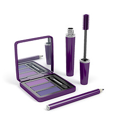 Image showing Eye make-up set