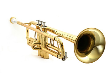 Image showing gold trumpet