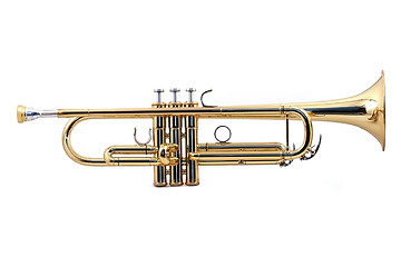 Image showing gold trumpet