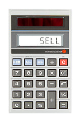 Image showing Old calculator - sell