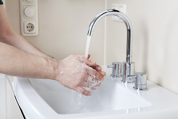 Image showing Wash hands