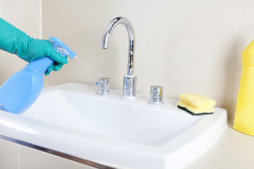 Image showing Spray Faucet with detergent