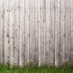 Image showing wooden wall background