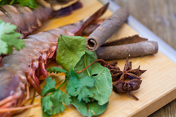 Image showing Ingredients for Thai tom yam soup