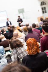 Image showing Audience in the lecture hall.