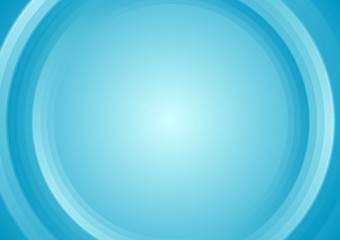 Image showing Abstract elegant blue wavy background