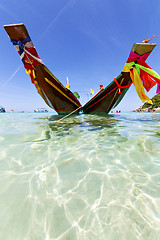 Image showing thailand     kho tao bay asia isle blue clean  