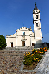 Image showing  flower in  the cadrezzate   old   church  