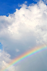 Image showing rainbow   abstract  bay of a  wet  south china sea