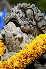 Image showing demon in the temple bangkok asia   necklace