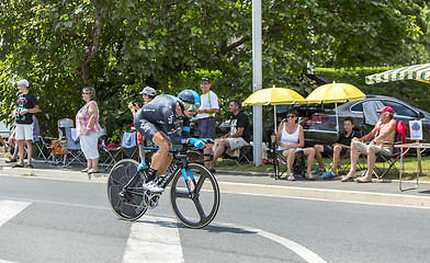 Image showing The Cyclist David Lopez Garcia