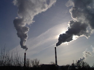 Image showing Smokestacks