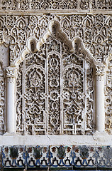 Image showing Decorative niche in Alcazar palace