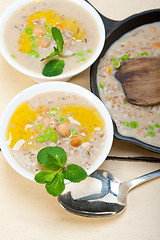 Image showing Hearty Middle Eastern Chickpea and Barley Soup