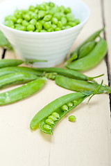 Image showing hearthy fresh green peas 