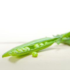 Image showing hearthy fresh green peas 