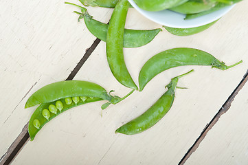 Image showing hearthy fresh green peas 