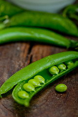 Image showing hearthy fresh green peas 