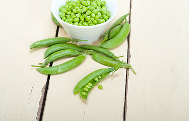 Image showing hearthy fresh green peas 