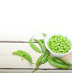 Image showing hearthy fresh green peas 