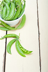 Image showing hearthy fresh green peas 