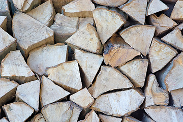 Image showing Firewood background.