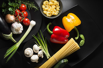 Image showing Pasta ingredients