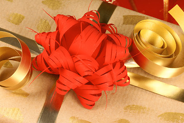 Image showing Close-up of a Christmas present