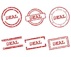 Image showing Deal stamps