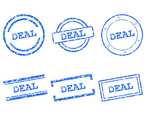 Image showing Deal stamps