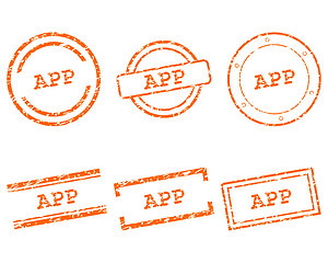 Image showing App stamps