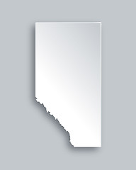 Image showing Map of Alberta