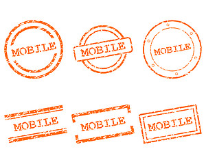 Image showing Mobile stamps