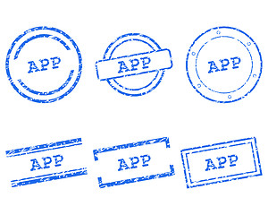 Image showing App stamps