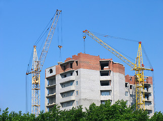 Image showing Building  under construction