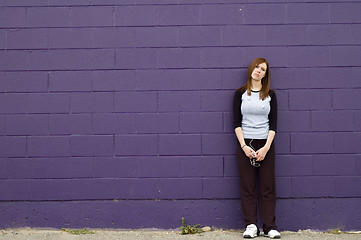 Image showing Depressed girl