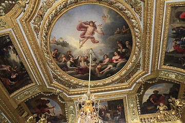 Image showing interiors of chateau de versailles, france