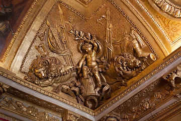 Image showing interiors of chateau de versailles, france