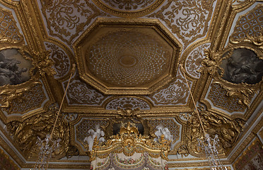 Image showing interiors of chateau de versailles, france