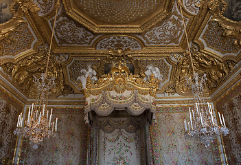 Image showing interiors of chateau de versailles, france