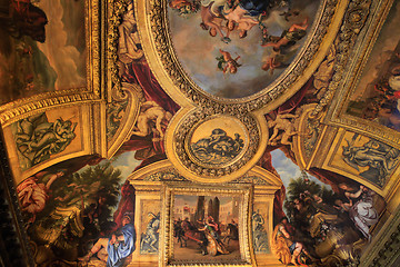 Image showing interiors of chateau de versailles, france