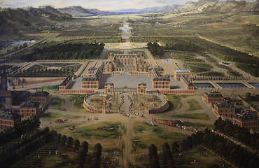 Image showing interiors of chateau de versailles, france