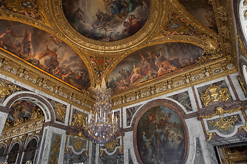 Image showing interiors of chateau de versailles, france