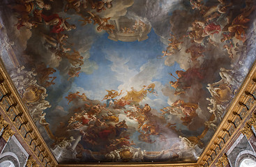 Image showing interiors of chateau de versailles, france