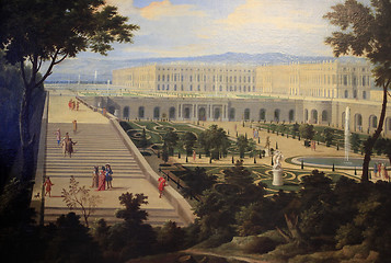 Image showing interiors of chateau de versailles, france