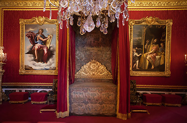 Image showing interiors of chateau de versailles, france